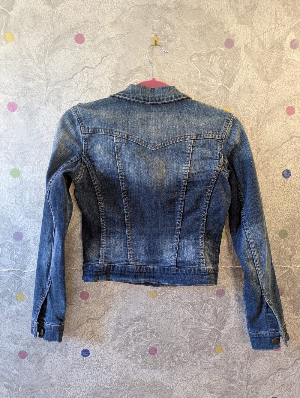 Jessica Simpson Cropped Jean Jacket - Picture 2 of 7